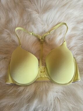 Victoria's Secret Lemon Yellow Racerback T-Shirt Bra